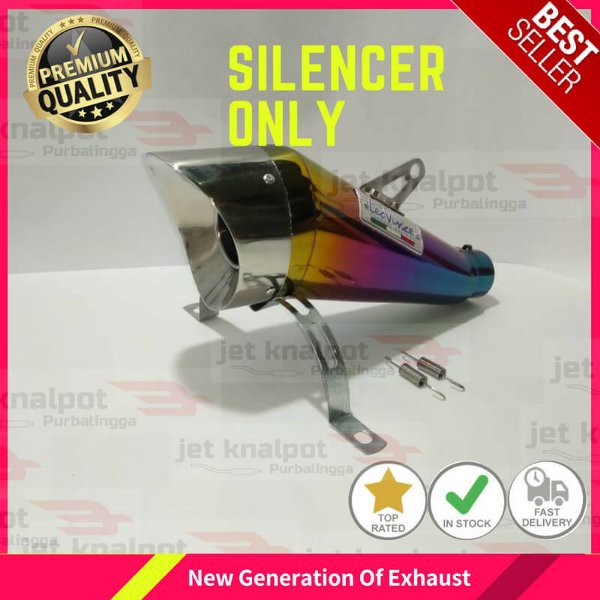 # Knalpot Leovince Cobra Pelangi SILENCER ONLY