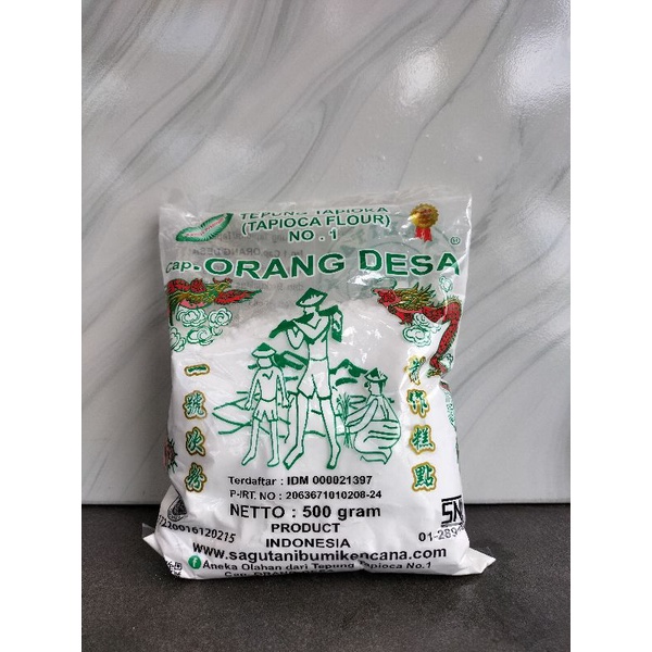 

TEPUNG TAPIOKA CAP ORANG DESA 500GR