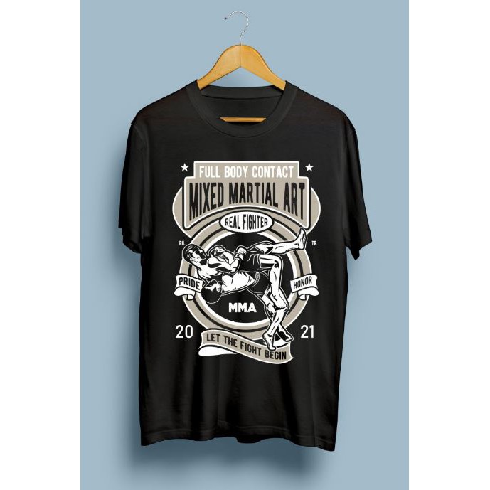 Kaos Tinju/ TShirt MMA/Kaos MMA/Tshirt Tinju/MMA/Kaos Cotton Jaco X2B