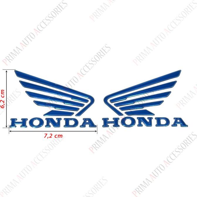 Stiker Timbul Logo Sayap Motor Honda (Wings) Kecil prima4to Buru Order