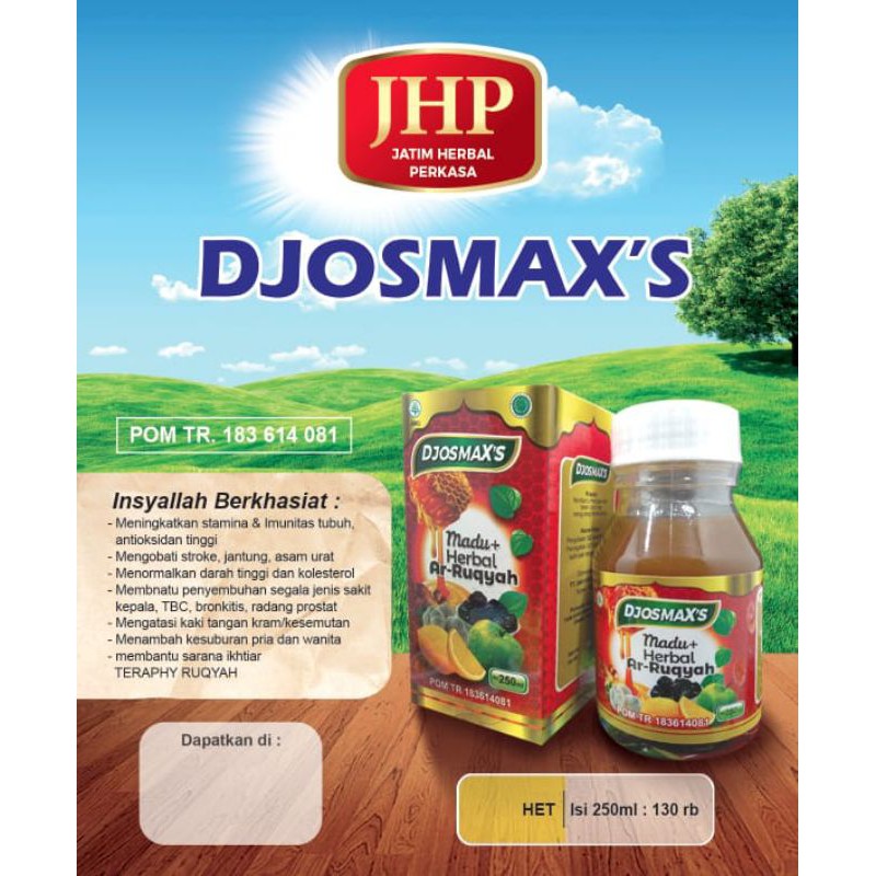 

JHP Djosmax's (madu+herbalArruqyah)250ml