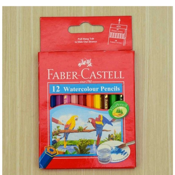 

faber castell watercolor pencil 12 warna