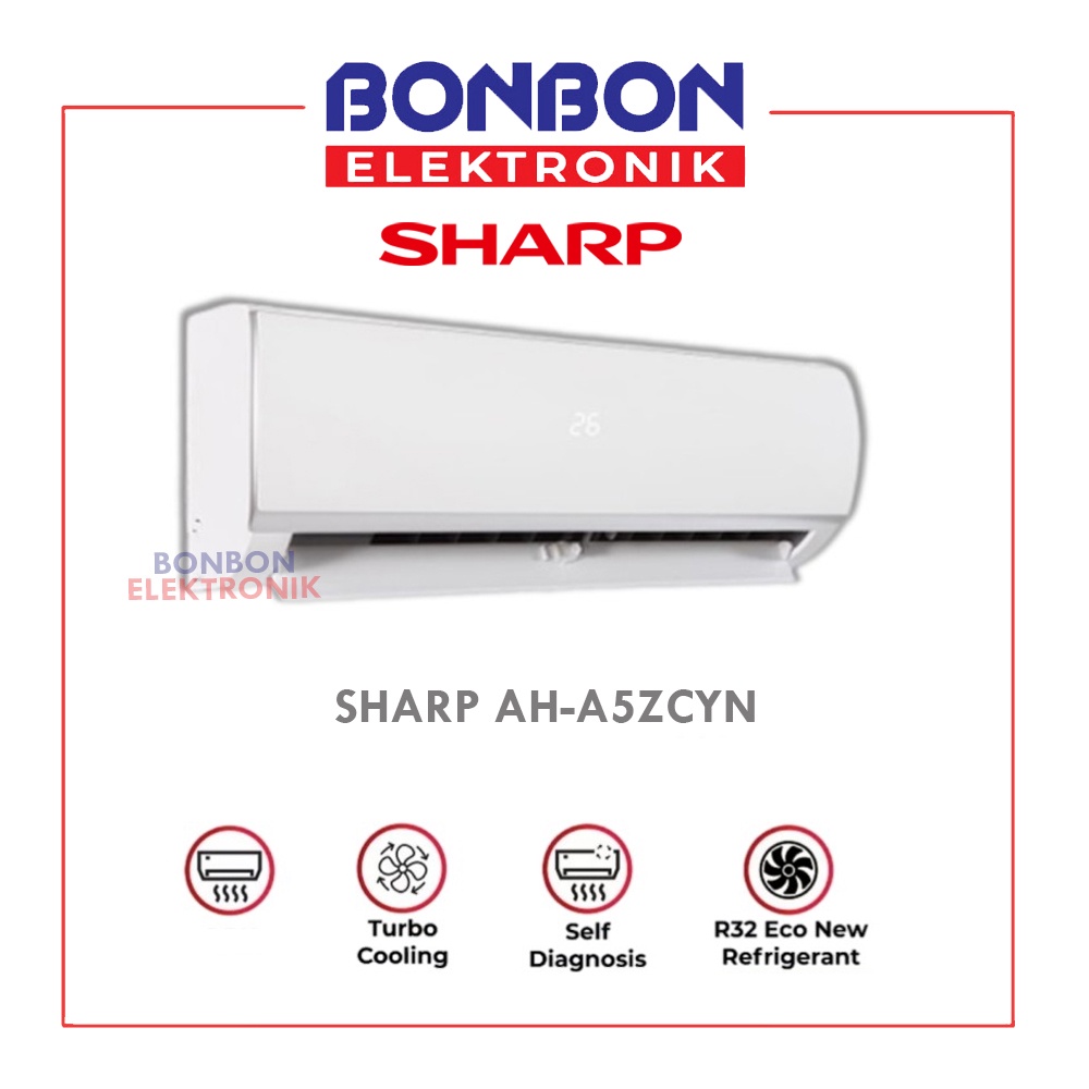 Sharp AC 1/2PK AH-A5ZCYN 0.5 PK Split Standard / AH A5ZCYN