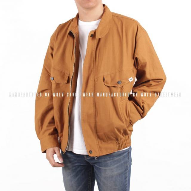 WOLV flight jaket / jaket vintage / jaket bomber casual / jaket pilot / jaket harrington / jaket noise project