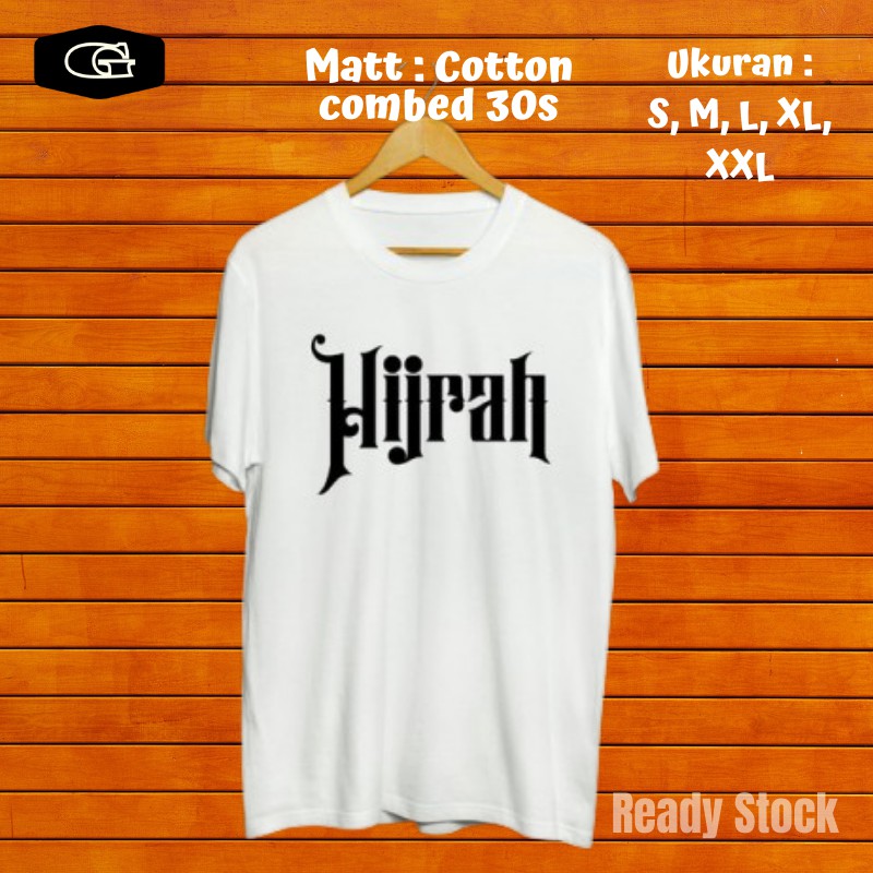 Baju Kaos Islami Hijrah Kaos Distro XXL Murah Combed 30s