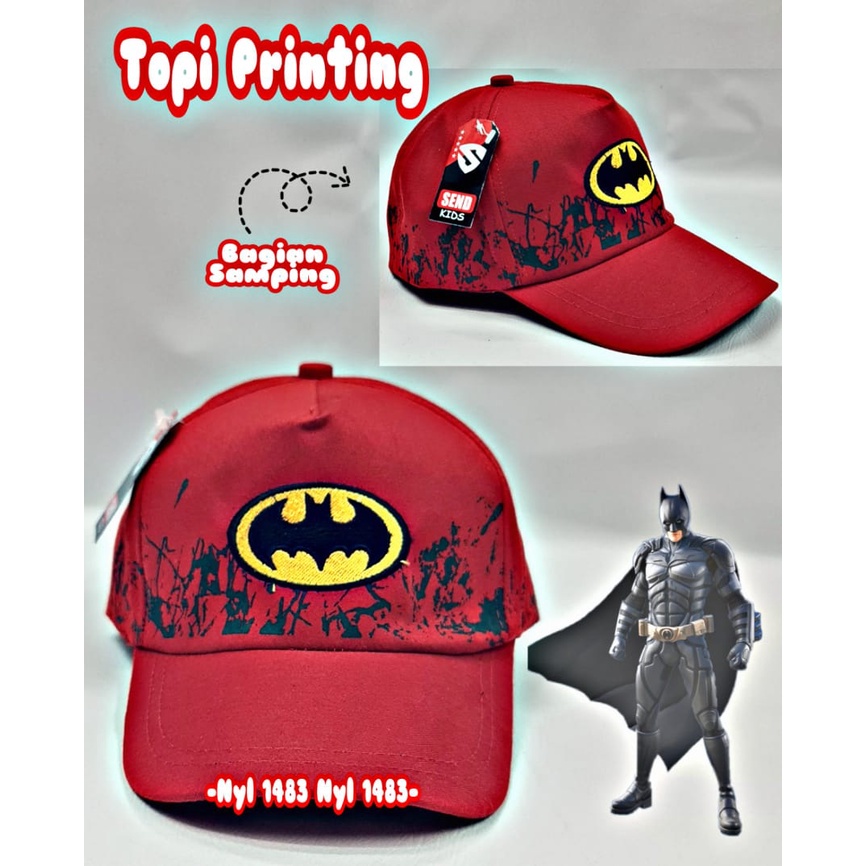 topi anak laki laki karakter / topi anak keren