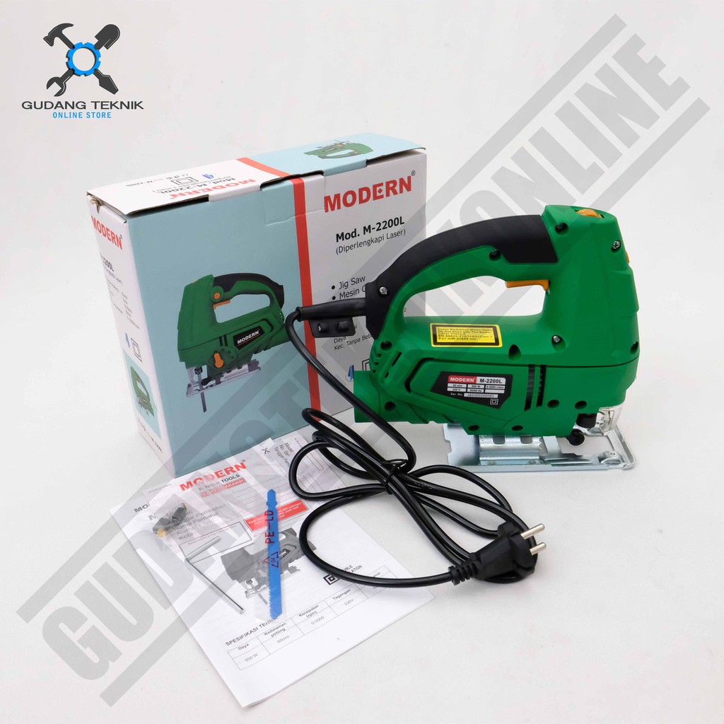 Modern M-2200L / Modern M2200L / Mesin Jigsaw Modern M 2200 L / Gergaji Jig Saw Modern M 2200L Laser