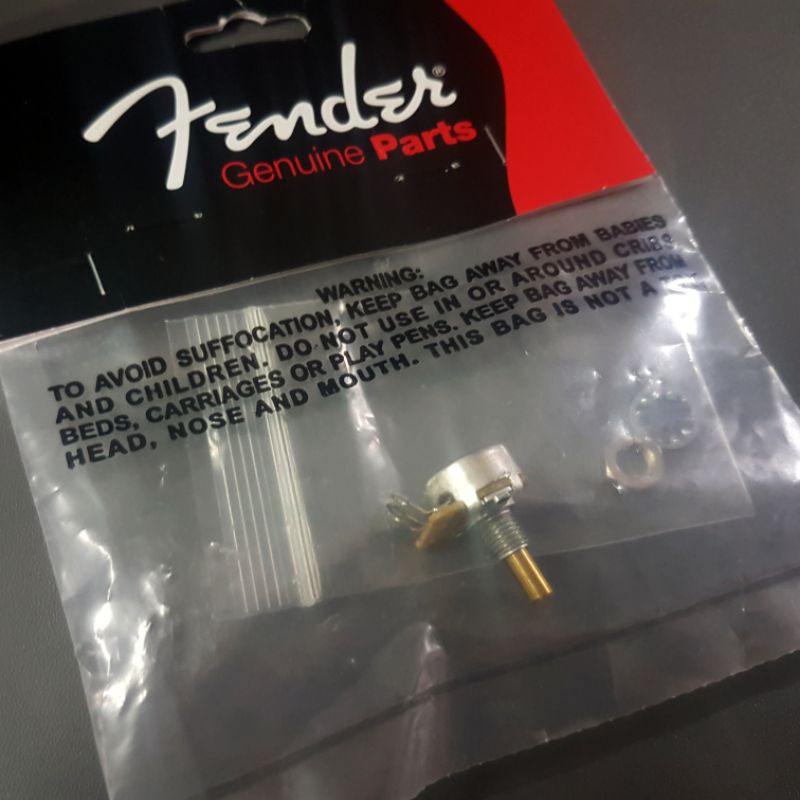 potensio gitar CTS 50K mini Solid Shaft audio potensiometer original by fender