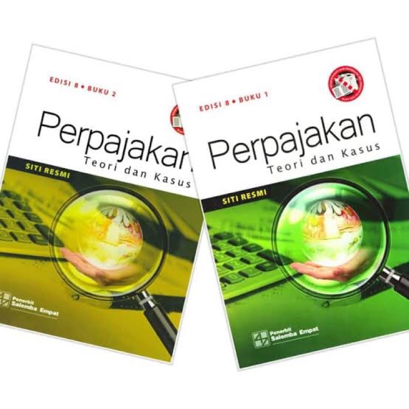 PERPAJAKAN TEORI DAN KASUS, 1 SET BUKU 1&2 EDISI 8 SITI RESMI