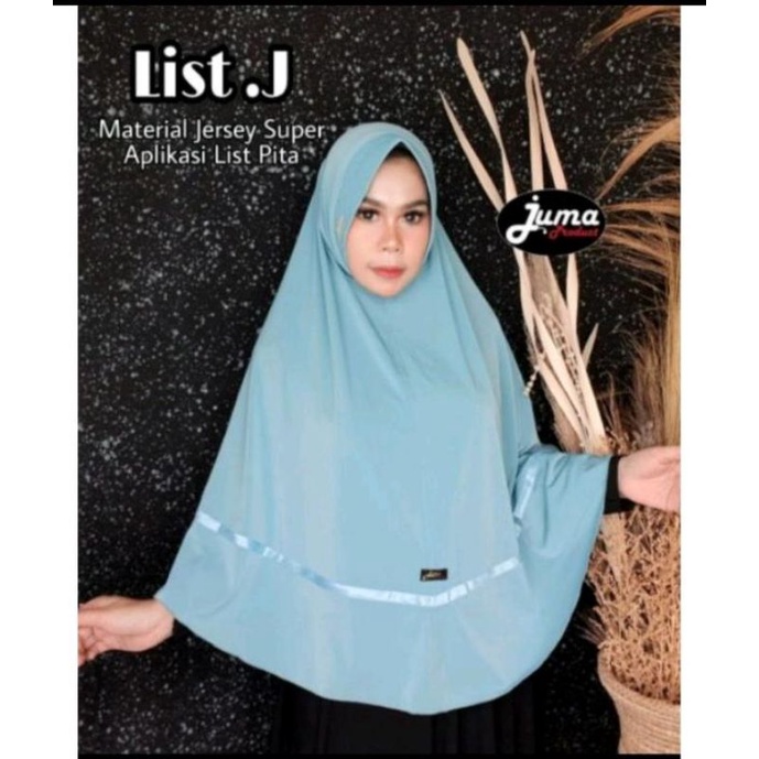 Jilbab hijab kerudung instan Juma jumbo pita XL
