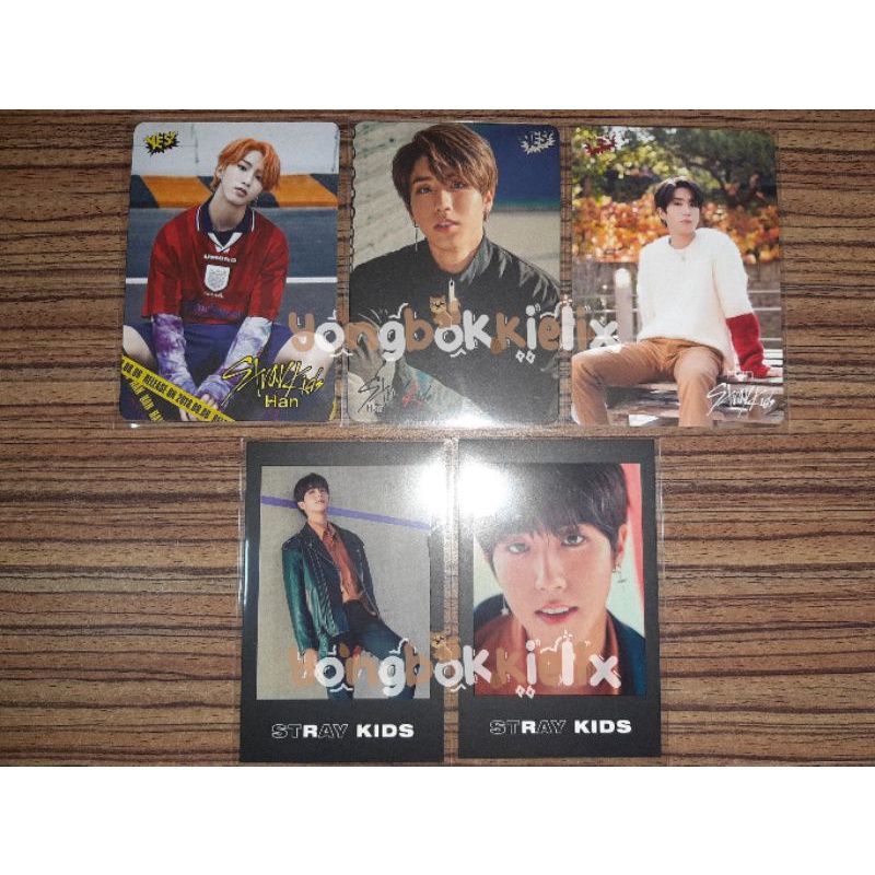 stray kids han jisung yes magazine d9 district 9 pola set photocard pc