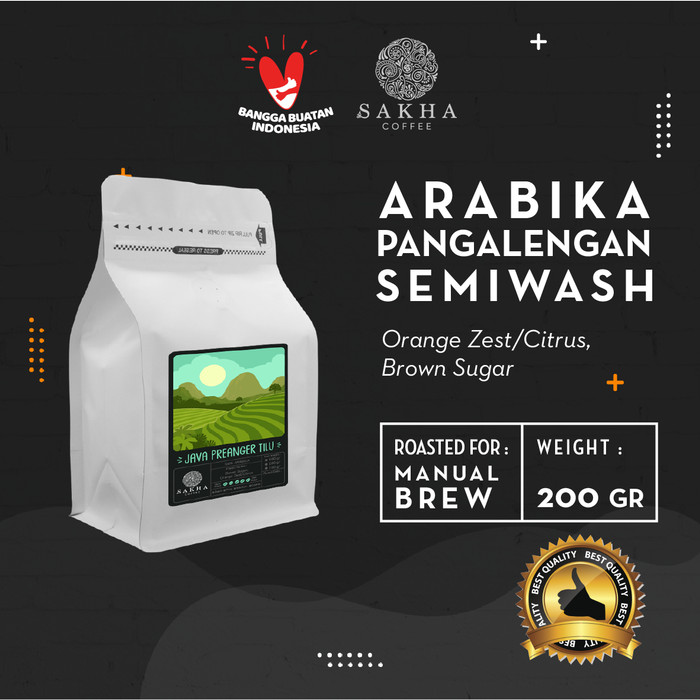 

Biji Kopi Arabika Java Preanger For Manual Brew 200 Gr - SAKHA COFFEE - MPRE200