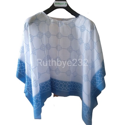 Ruthby Kimono Scarf / Scarf Outer / Outerwear / Outer Scarf-Kimono-Luna Putih