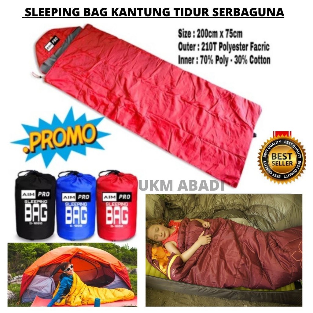 Sleeping Bag Kantung Tidur Serbaguna Traveling Camping 113164