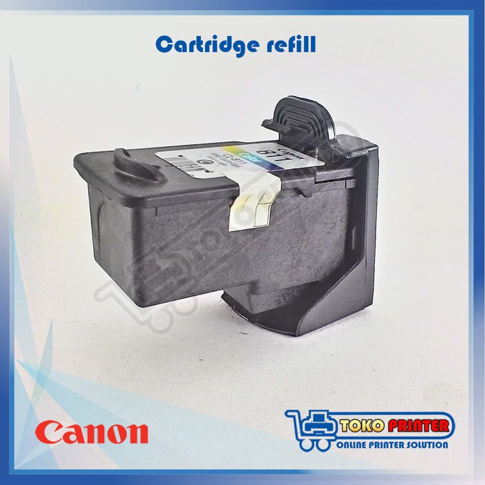 Cartridge Refill / Recycle Canon CL-811 Siap Pakai / Catridge CL811 Tinggal Pakai