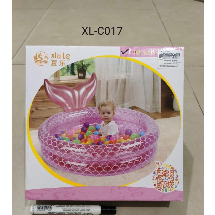Lucky88toys ⭐⭐⭐⭐⭐Mainan kolam renang mandi bola bubble pink