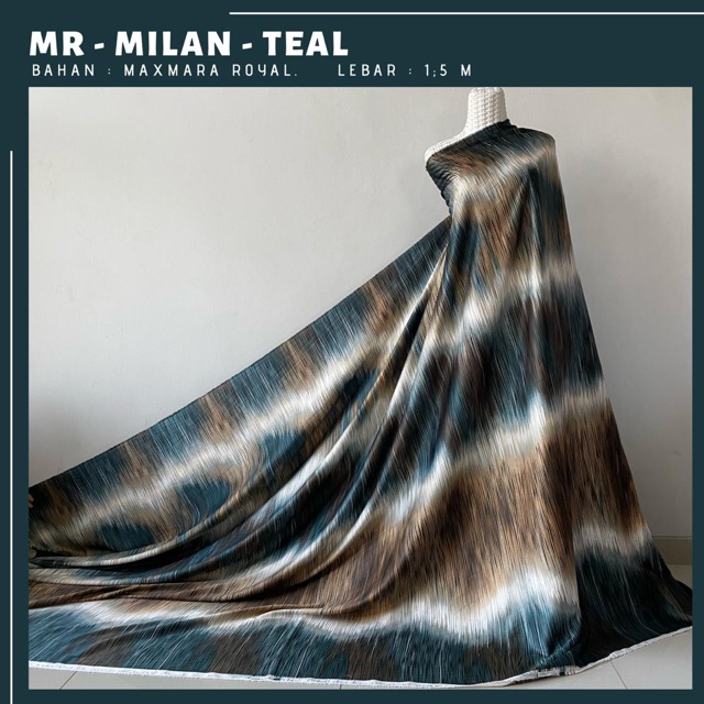 MR MILAN KAIN MOTIF GRADASI SALUR BAHAN ROYAL MAXMARA