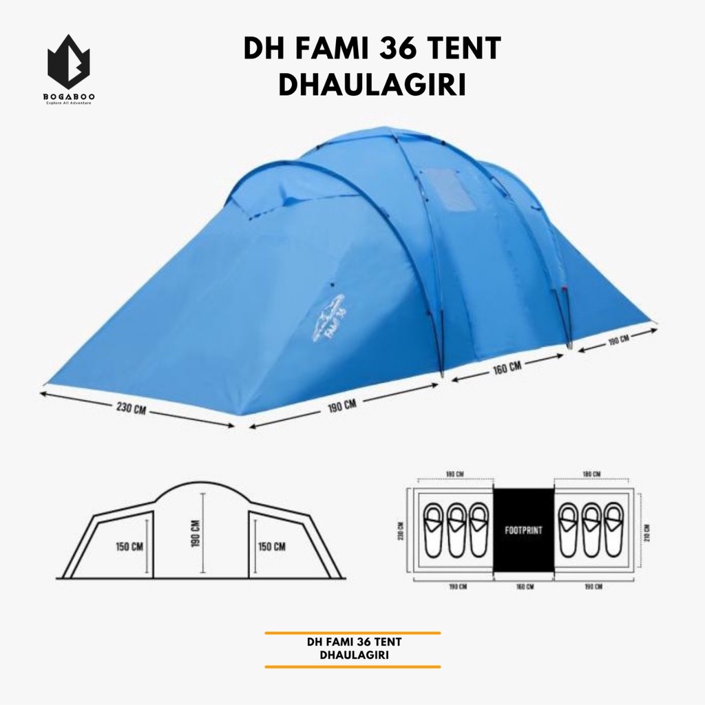 Tenda Fami Dhaulagiri - Tenda Fami 46 Tenda Outdoor