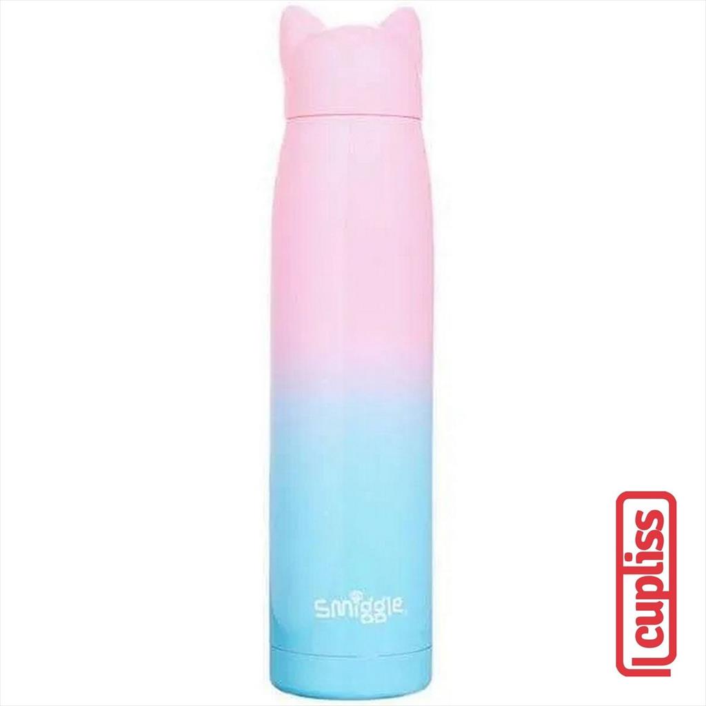 SMIGGLE Drink Bottle 443192 Steel Kitty Botol Minum Anak