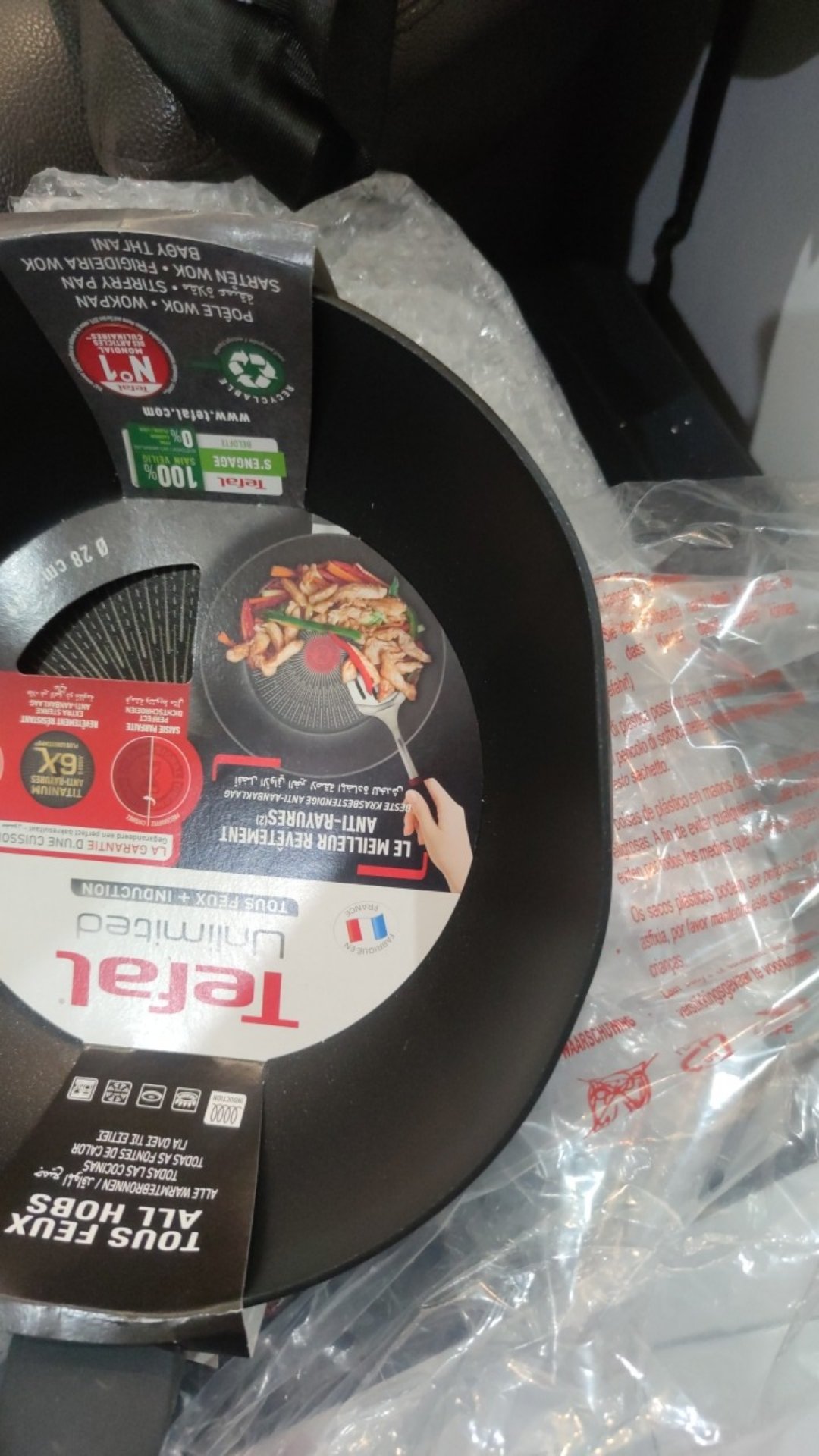 Tefal Unlimited Wokpan 28cm Wajan Anti Lengket Premium