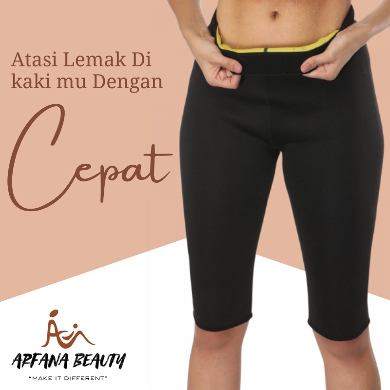 Celana Sport Pelangsing Perut Wanita Pembakar Lemak Sauna Olahraga Alat Pengecil Perut Leging Senam Aerobik Celana Diet Hot Shapers Pants Original Termurah Bergaransi CHS-1055