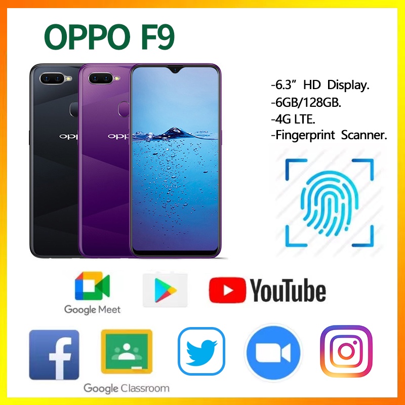 HP OPPO F9 PRO ram 6/64GB &amp; 6/128GB Kapasitas Tinggi + Dual Kamera HD Android smartphone murah garansi