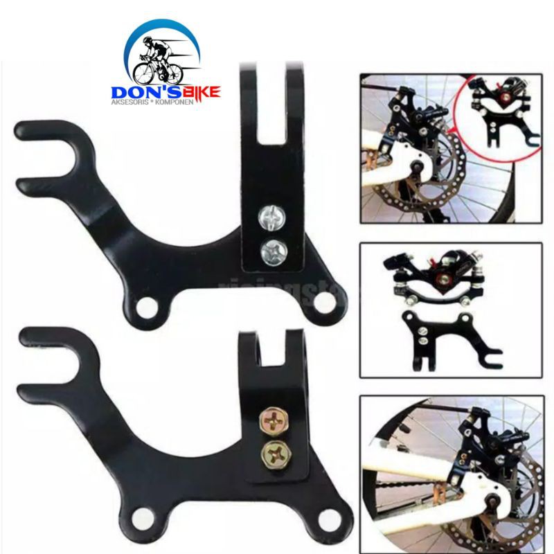 Bracket Adaptor Penyangga Cakram Rem Sepeda MTB Bisa Disesuaikan Adjus