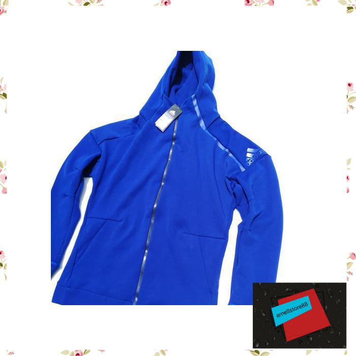 Jaket Pria parasut parka gunung ADIDAS ZNE HOODIE 3.0 FAST RELEASE BLUE ORI COPY PREMIUM TR183