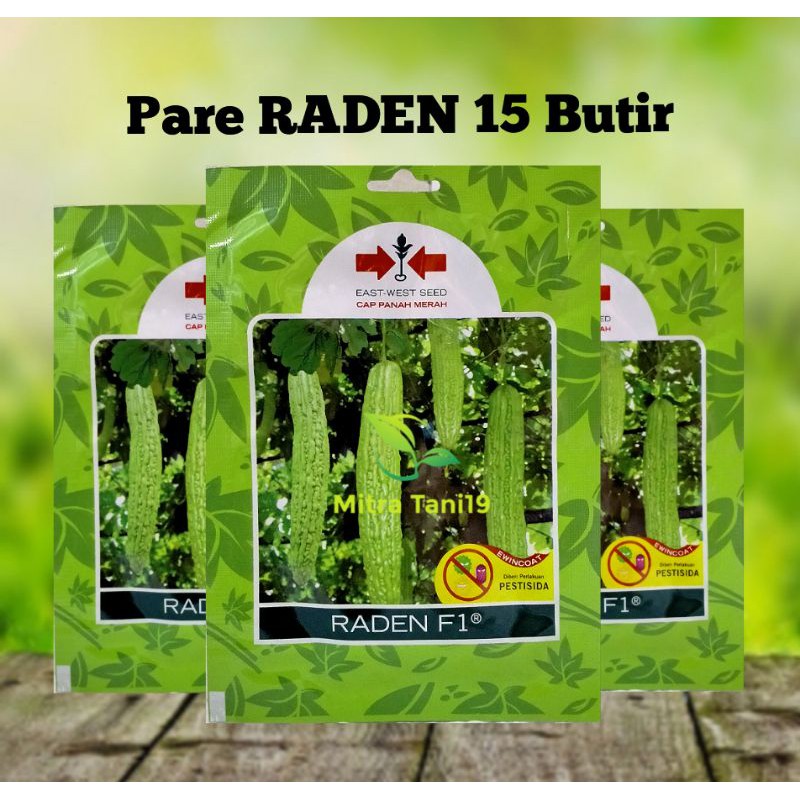 CAP PANAH MERAH BENIH BIBIT TANAMAN PERTANIAN SAYUR SAYURAN HIDROPONIK PARE PARIA RADEN SP 15 butir