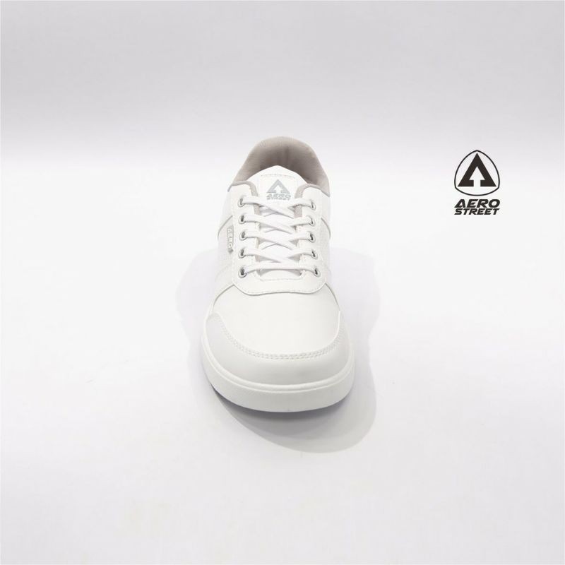 Aerostreet Size 41 Evander Putih - Sepatu Sneakers Casual Sport Sekolah Pria Wanita Aero Street