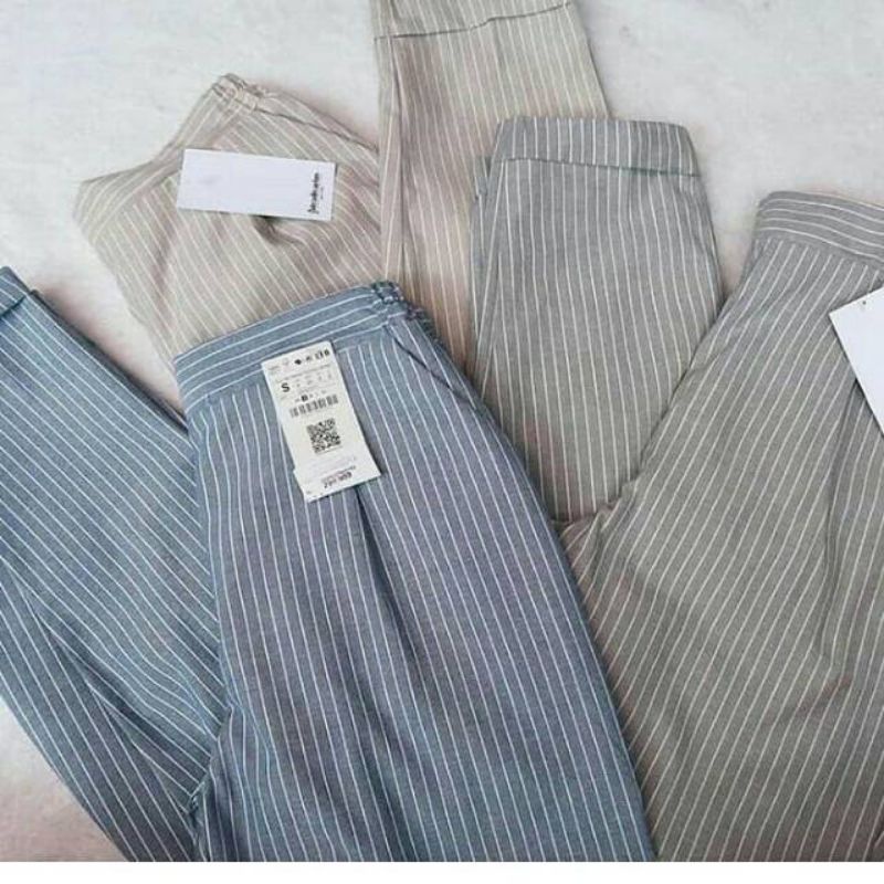 PANTS STRIPE STRADIVARIUS/TARTAN PANT BEST SEELERT/BIG SIZE PANTS/BIG SIZE