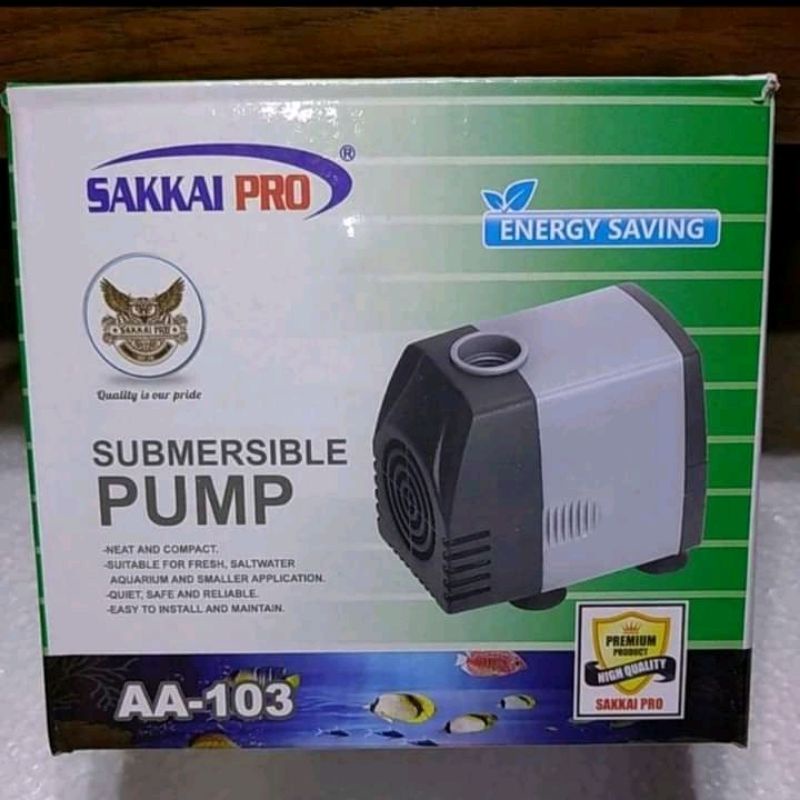 pompa filter aquarium 2000l/h merk sakai pro