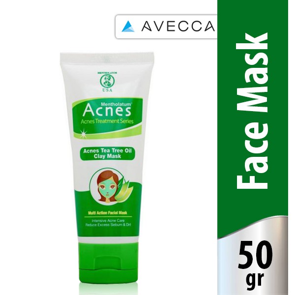 Acnes Tea Tree Oil Clay Mask 50gr Masker Wajah Masker Jerawat Indonesia