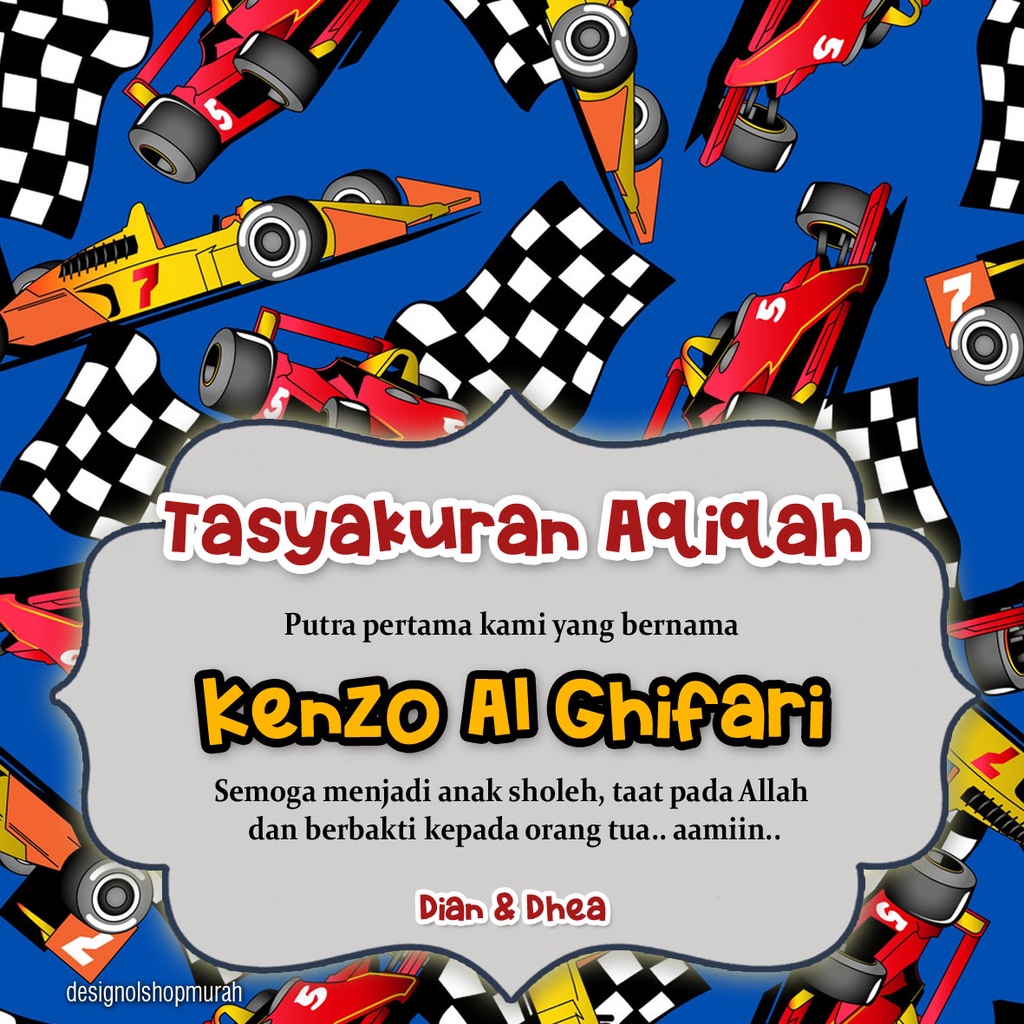 Kartu aqiqah bayi Kartu aqiqah Kartu aqiqah murah Kartu selapanan Undangan aqiqah murah