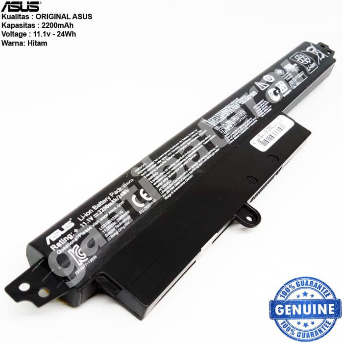 Original Baterai batre Asus VivoBook X200 X200CA X200M X200MA A31N1302