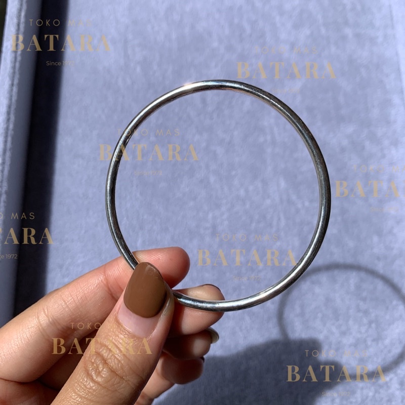 Gelang Keroncong Polos Kosong Perak Custom Handmade