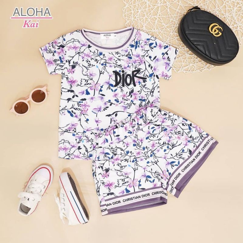 setelan anak import dior