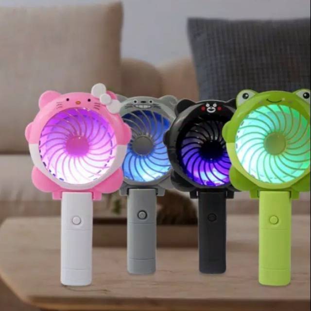 Kipas angin mini portabel LED
