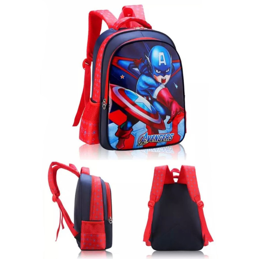 Tas Sekolah Anak Laki-Laki Karakter Ransel Import Anak Pria - Kids Backpack School Import