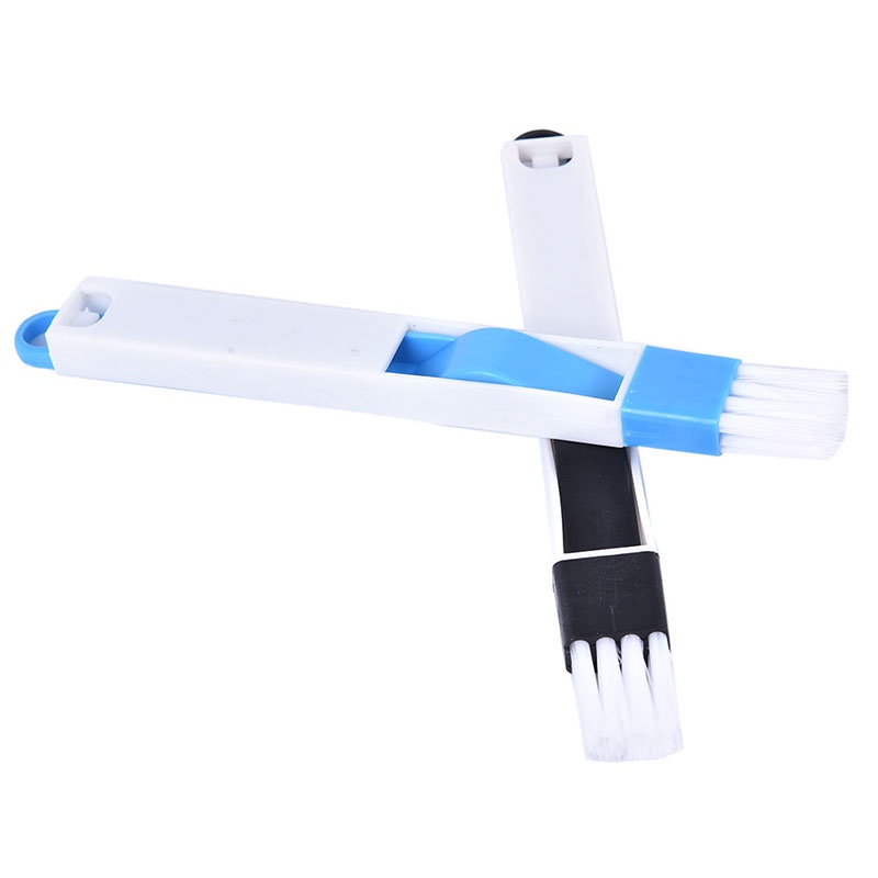(LUCKID) 2in1 Sikat Pembersih Jendela / Keyboard Lipat Multifungsi