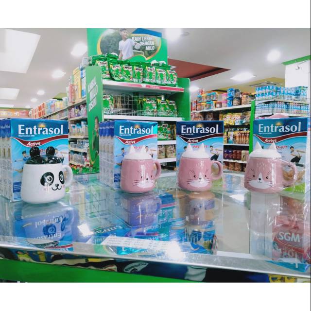 

Entrasol aktif free mug animal(stok hadiah trbatas)