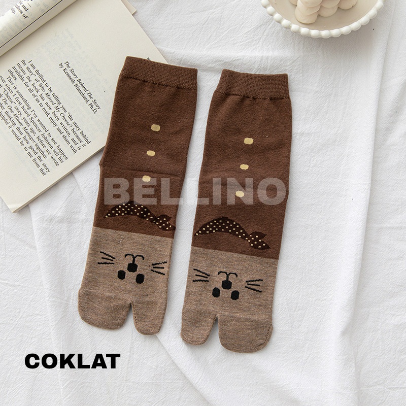 Kaos Kaki Jempol Lucu Motif Kucing/ Kaos Kaki Model Korea / Kaos Kaki Citayem Fashion Week / Kaos Kaki Wanita Jempol Import Premium Kaos Kaki Motif Kucing Lucu Premium