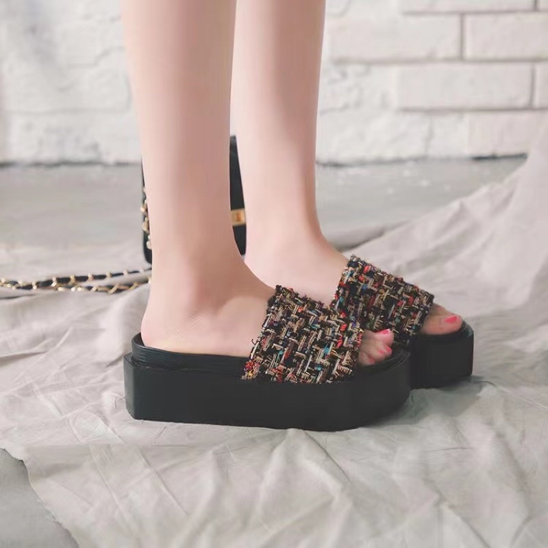 Wedges K776 sepatu sendal wanita import realpict