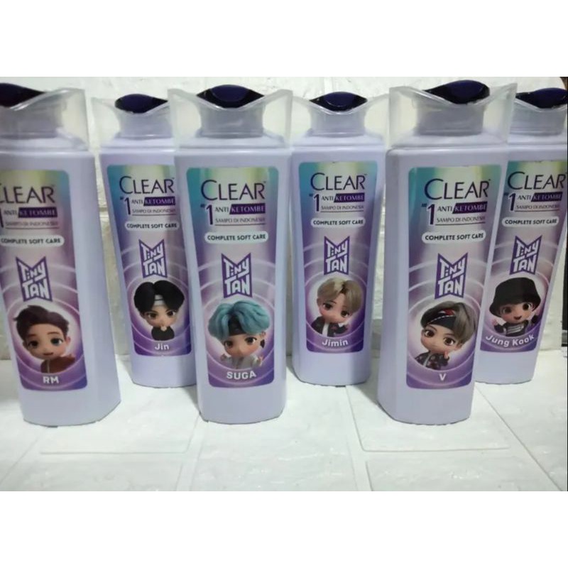 Clear Shampo Anti Ketombe Spesial Edition TinyTan BTS  160ml