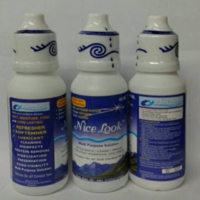 AIR SOFTLENS NICELOOK 60ML / CAIRAN PEMBERSIH SOFLEN NICE LOOK 60ml / AIR CUCI SOFTLENS
