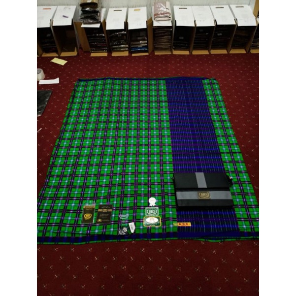 (LIMITED) SARUNG BHS FULLSUTRA JADUL MOTIF KBS SILVER ASLI