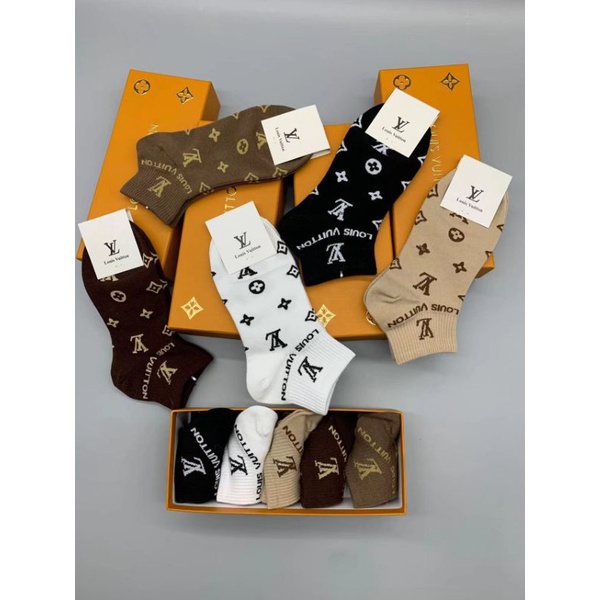 kaos kaki lv set socks premium quality