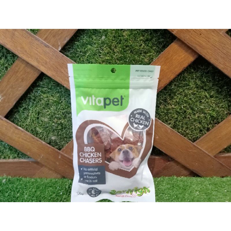 Jerhigh Vitapet 100gr / Snack Anjing Jerhigh / milky/BBQ/chicken/Bacon