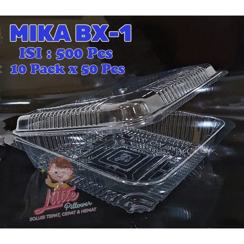 Mika Bx1 - Mika Kue - Tempat Roti - Tray Kue Besar Bening