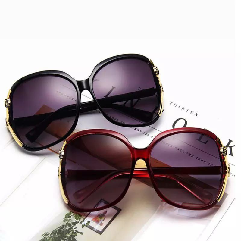 Sunglasses/Kacamata Wanita Gaya Korea Kacamata Fashion Kuil Logam Wanita/Pria unisex